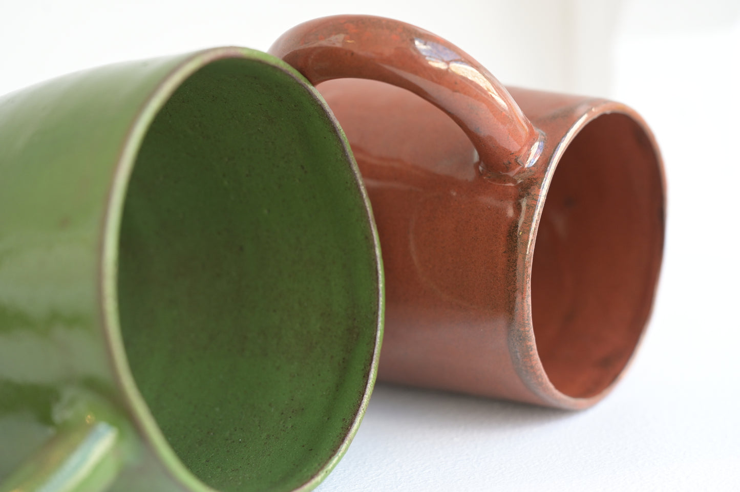 Ellie Redfern: Red Glaze Mugs