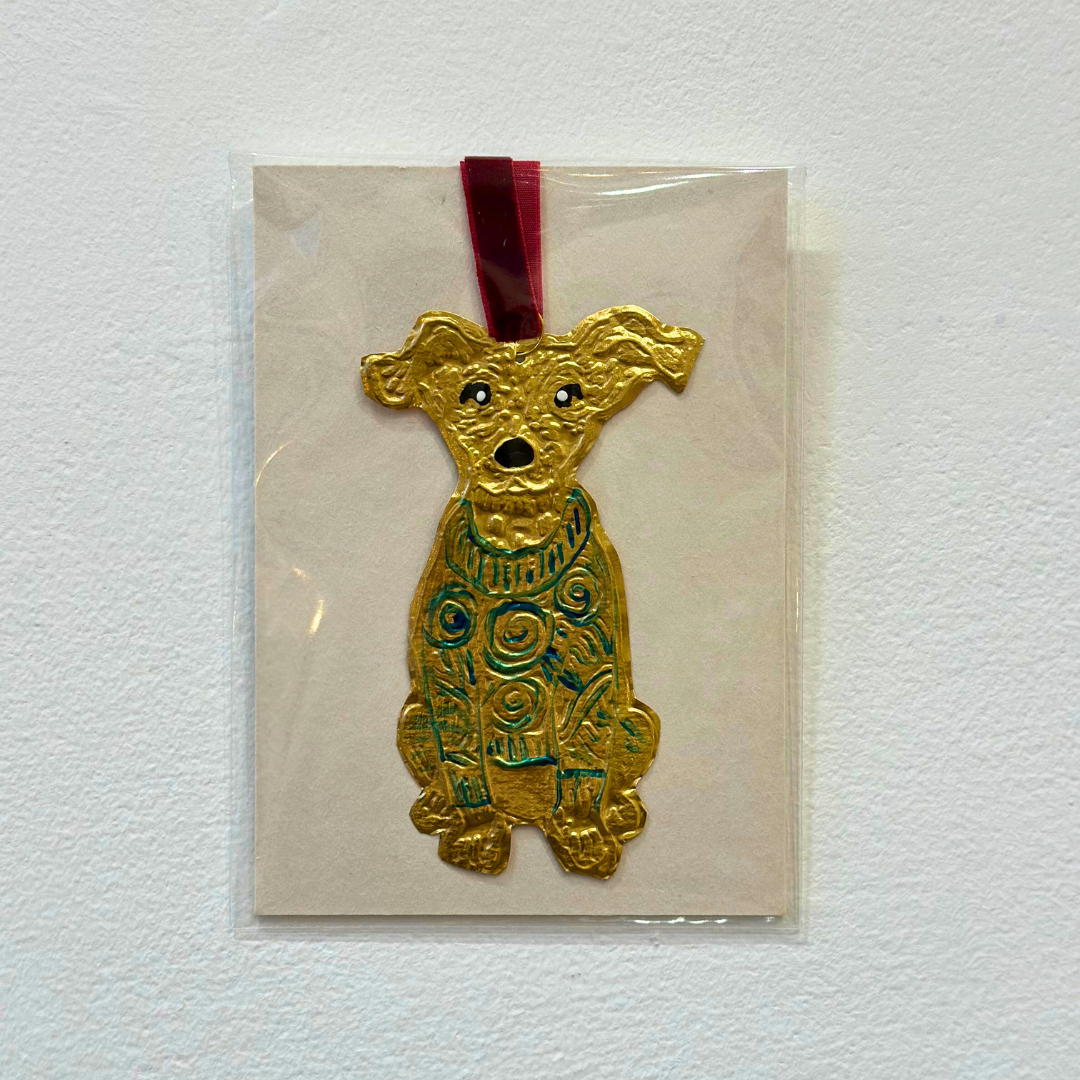 Megan Fatharly: Embossed Ornaments