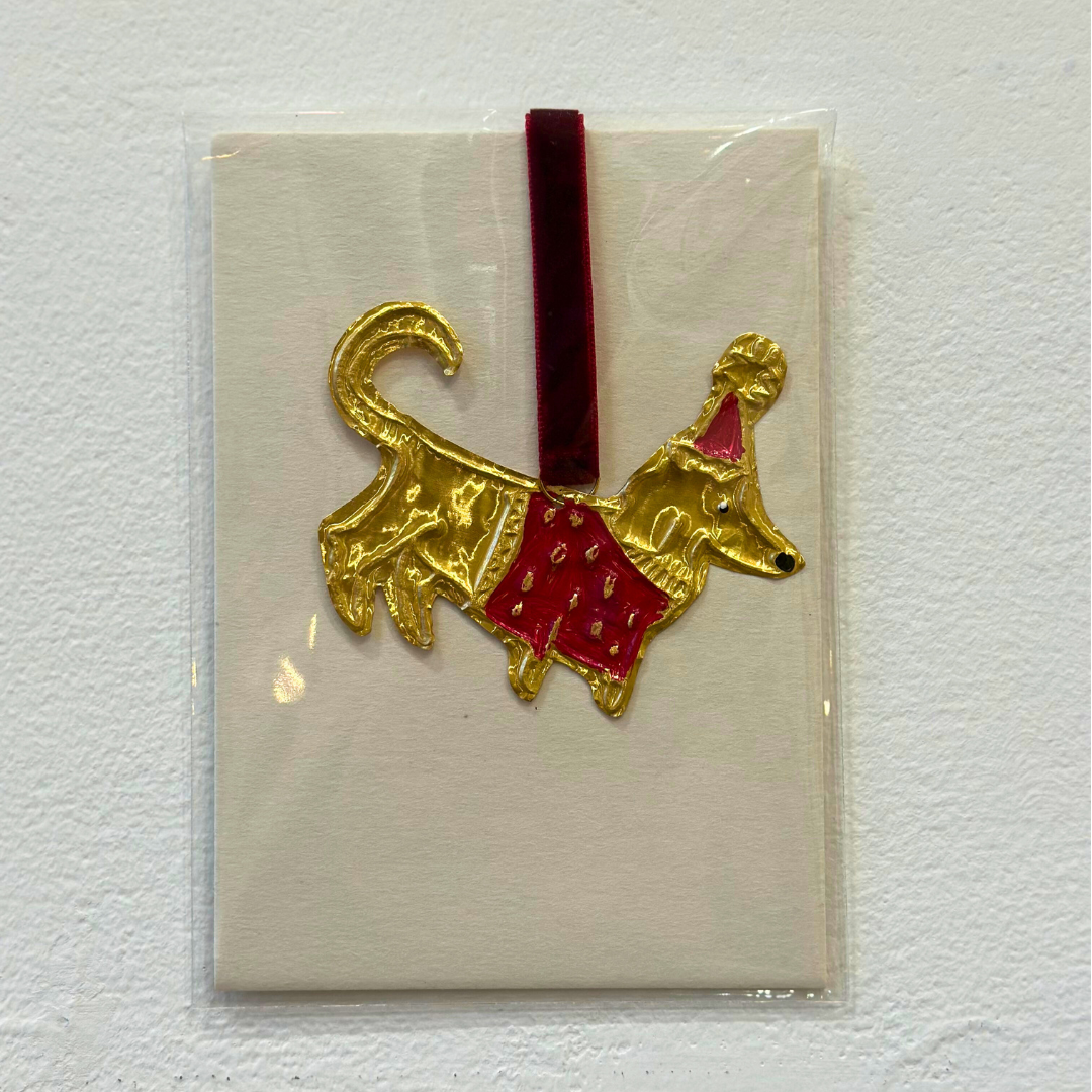 Megan Fatharly: Embossed Ornaments