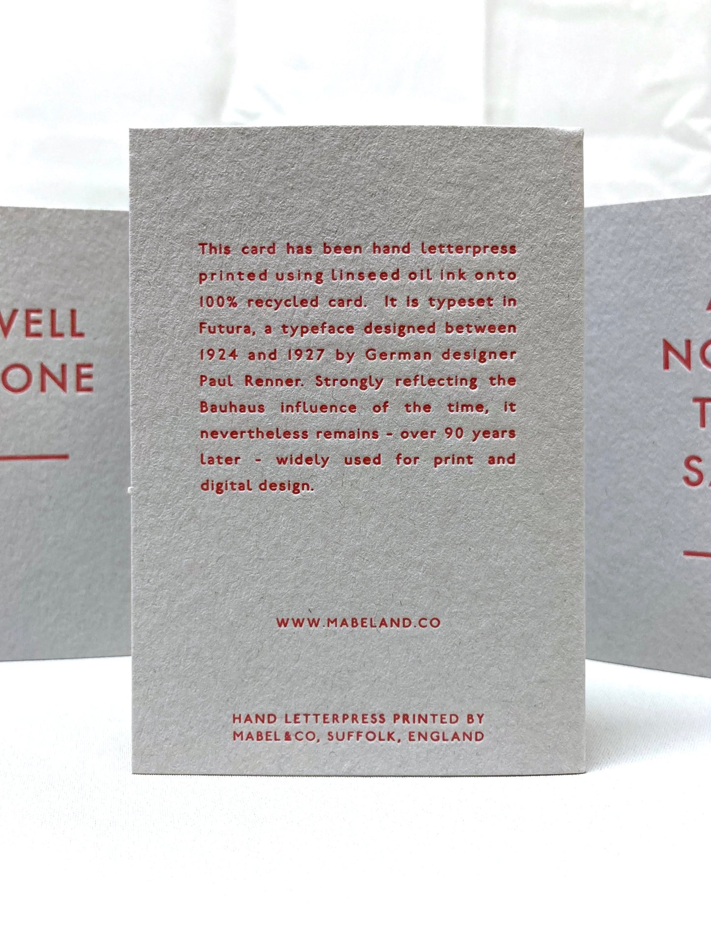 Mabel & Co: Letterpress Cards