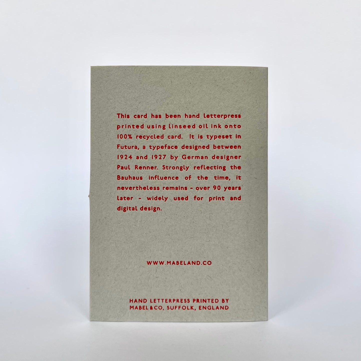 Mabel & Co: Letterpress Cards