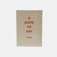 Mabel & Co: Letterpress Cards